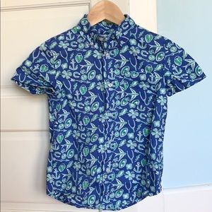 Boys 6/7 crew cuts short sleeve button down